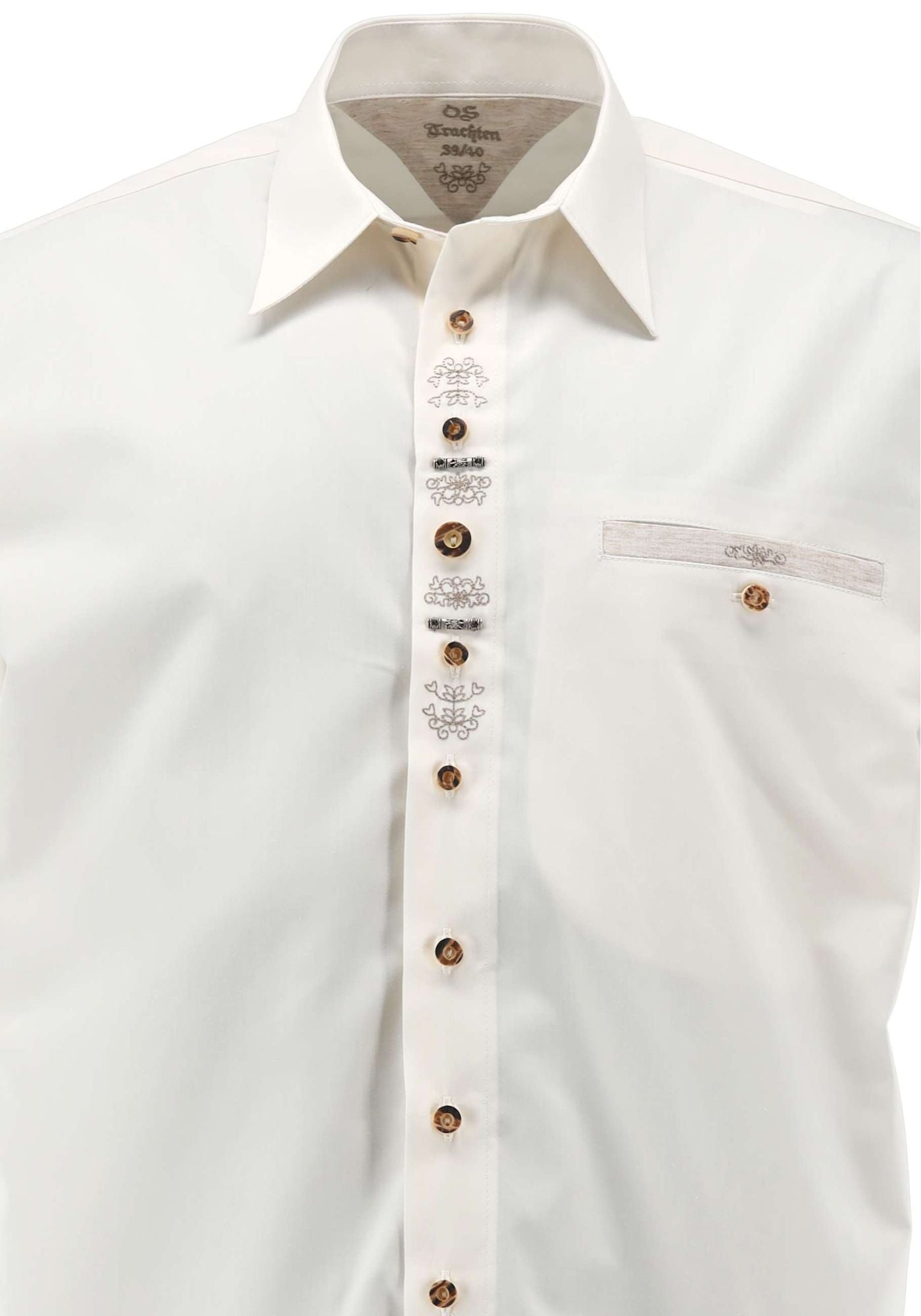 OS Trachten Kurzarmhemd Slim Fit Tabutsu