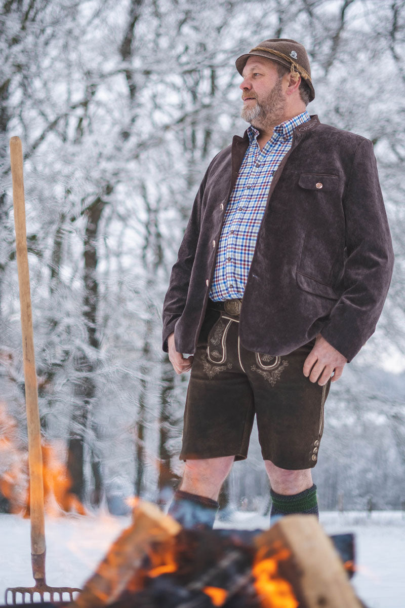OS Trachten Trachtenjacke Regular Fit Qveyar