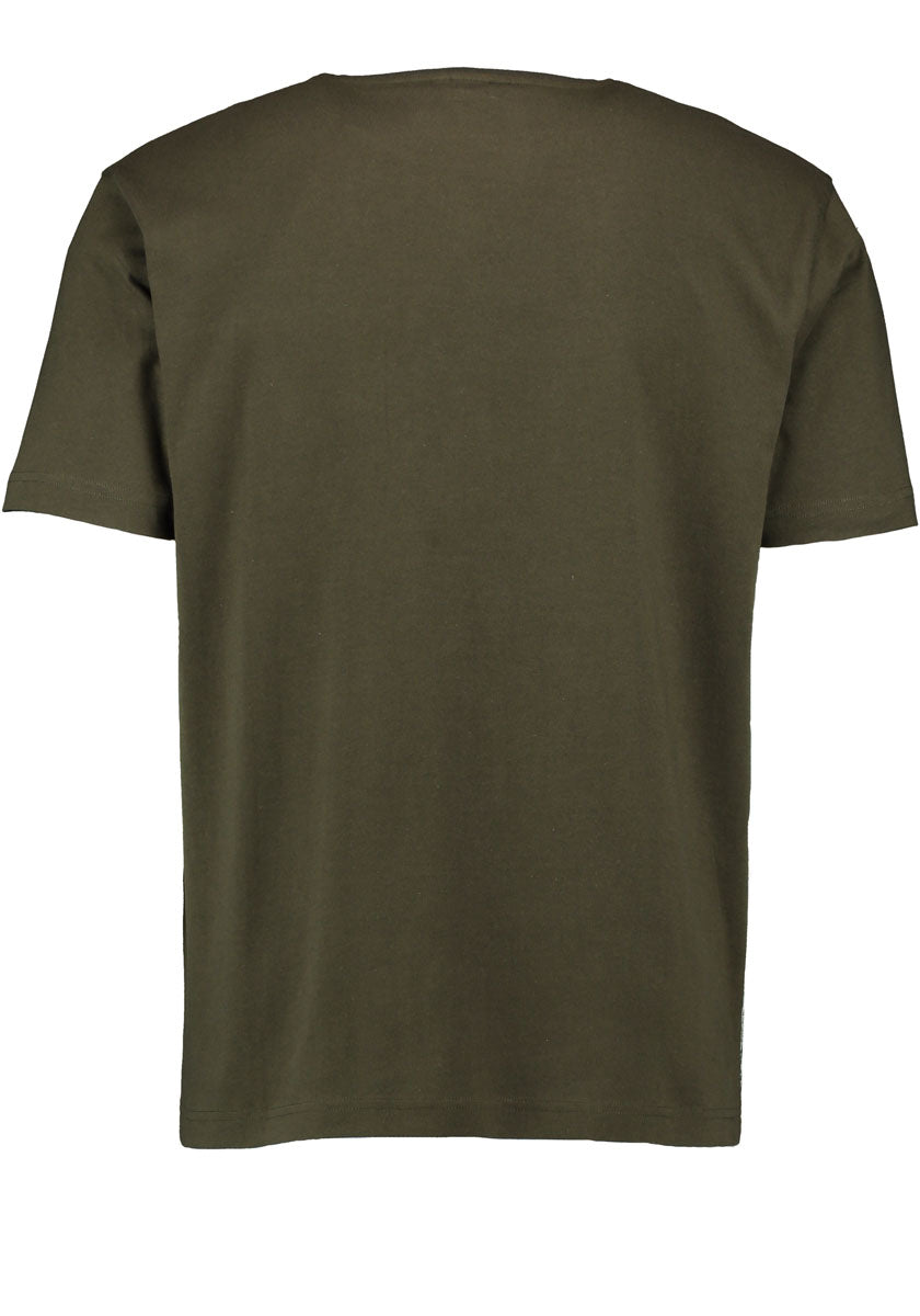 OS Trachten Herren T-Shirt Kurzarm Jagdshirt mit Rundhalsausschnitt Bracu