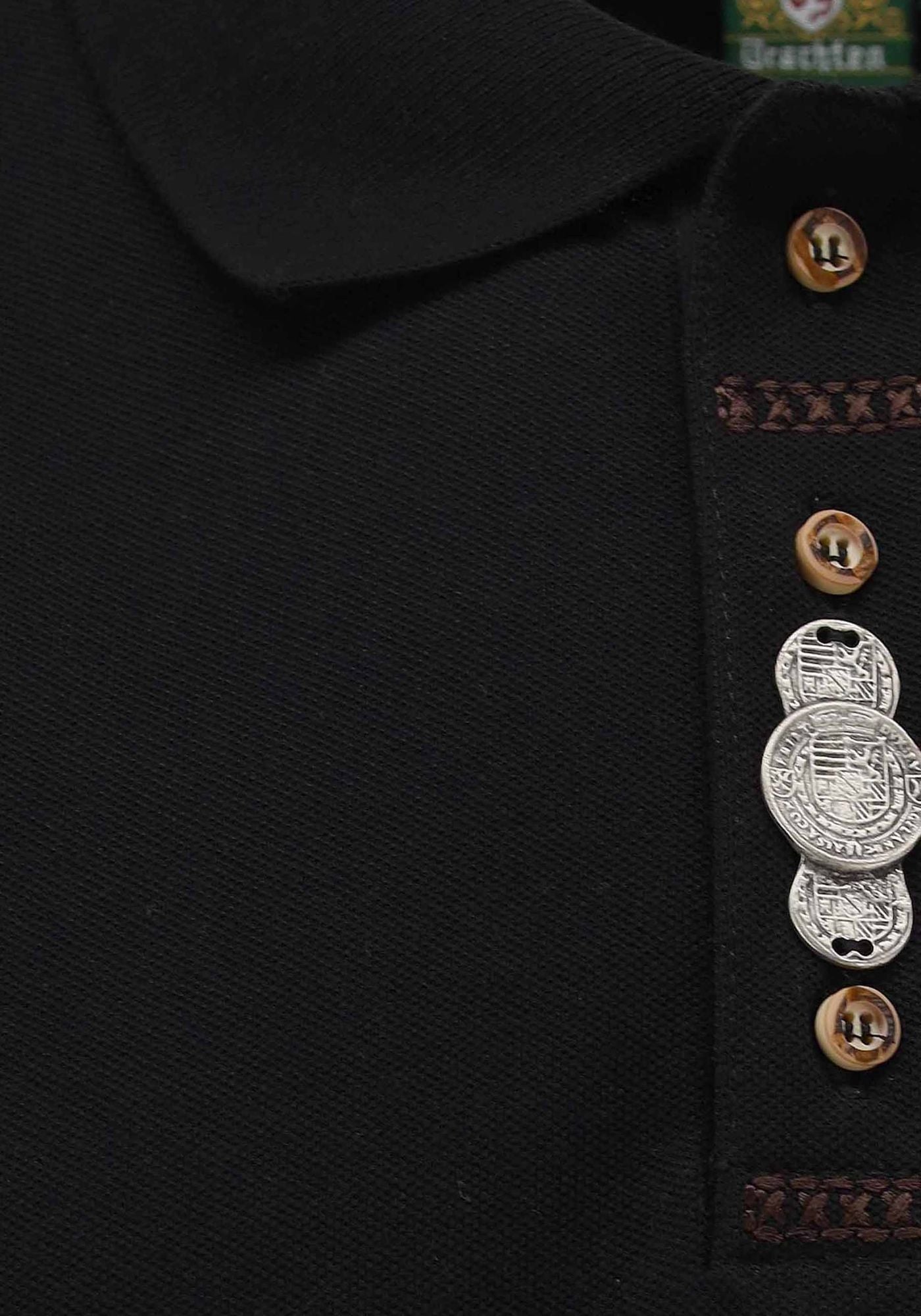 OS Trachten Poloshirt Regular Fit Qodaru