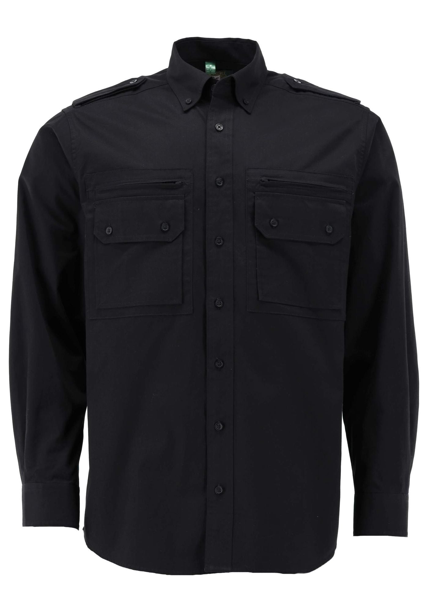 OS Trachten Herren Hemd Langarm Jagdhemd mit Button-Down-Kragen Egapey