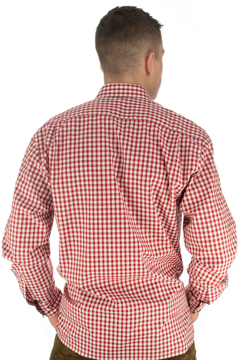 OS Trachten Trachtenhemd Regular Fit Panxeta