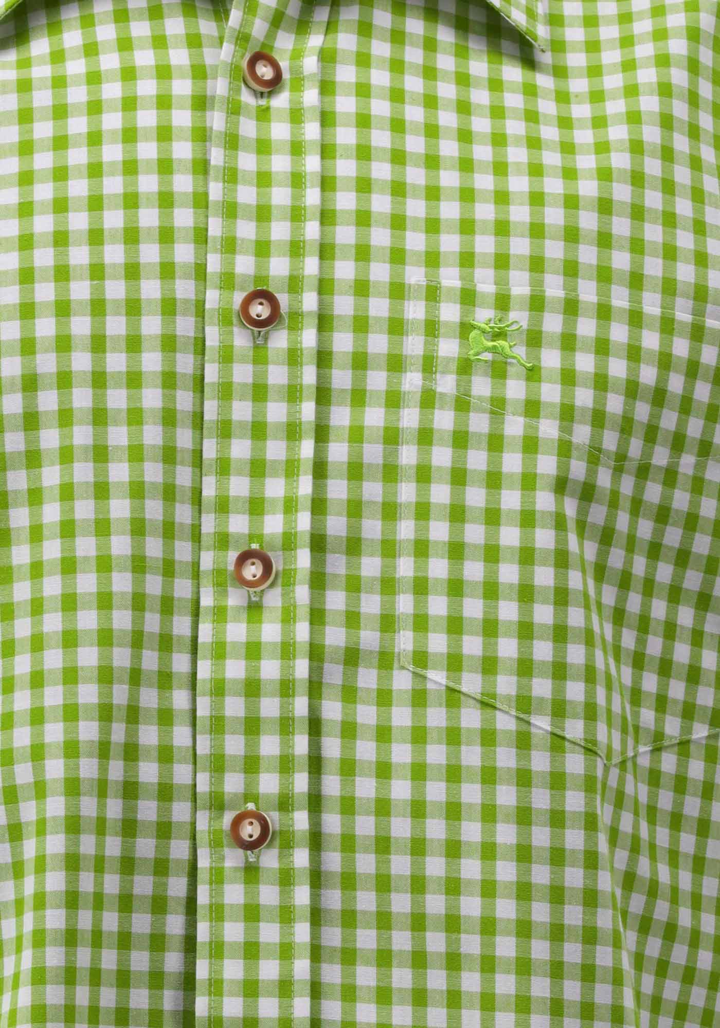 OS Trachten Trachtenhemd Regular Fit Panxeta