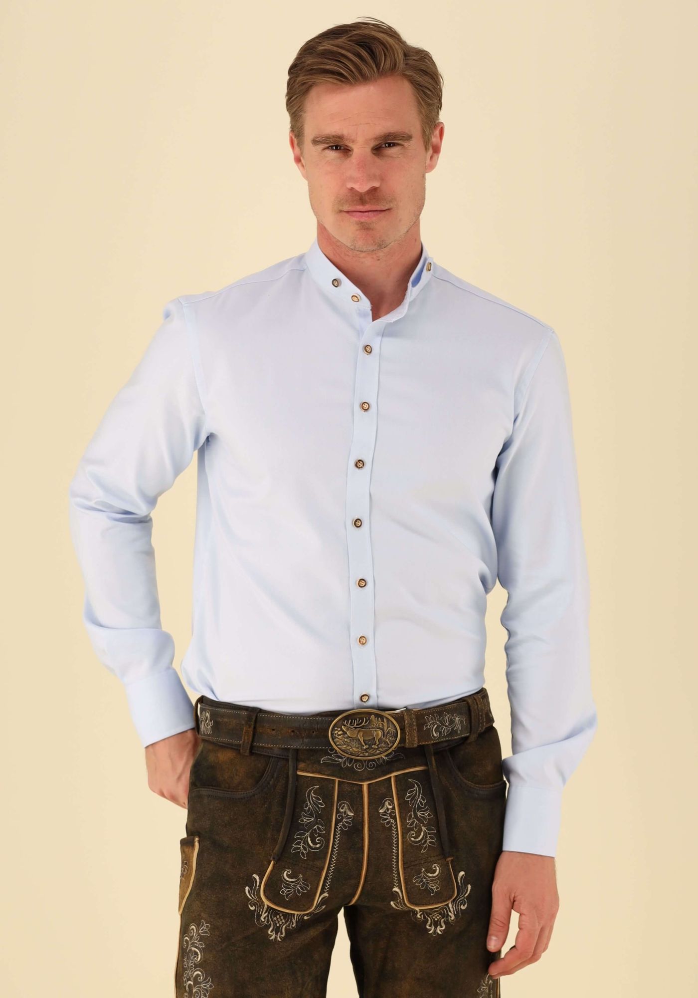Gipfelstürmer Trachtenhemd Slim Fit Fonasi