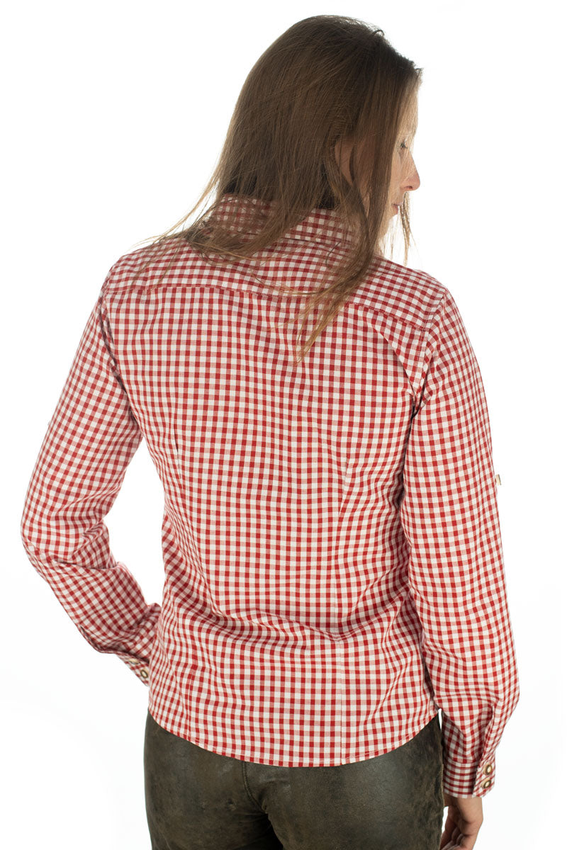 OS Trachten Trachtenbluse Tailliert Qorru