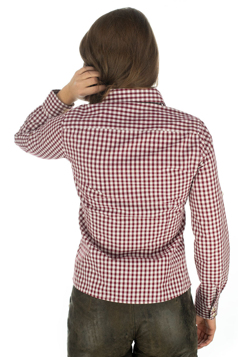 OS Trachten Trachtenbluse Tailliert Qorru