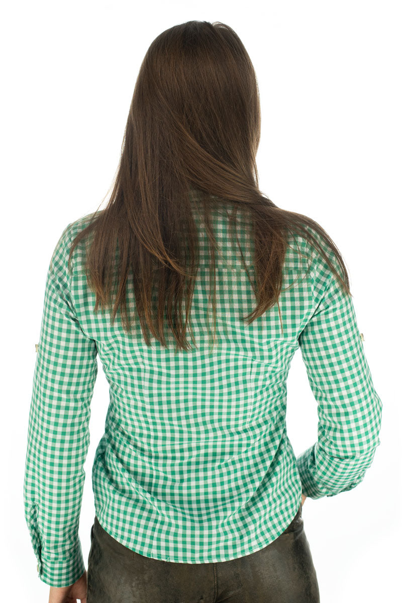 OS Trachten Trachtenbluse Tailliert Qorru