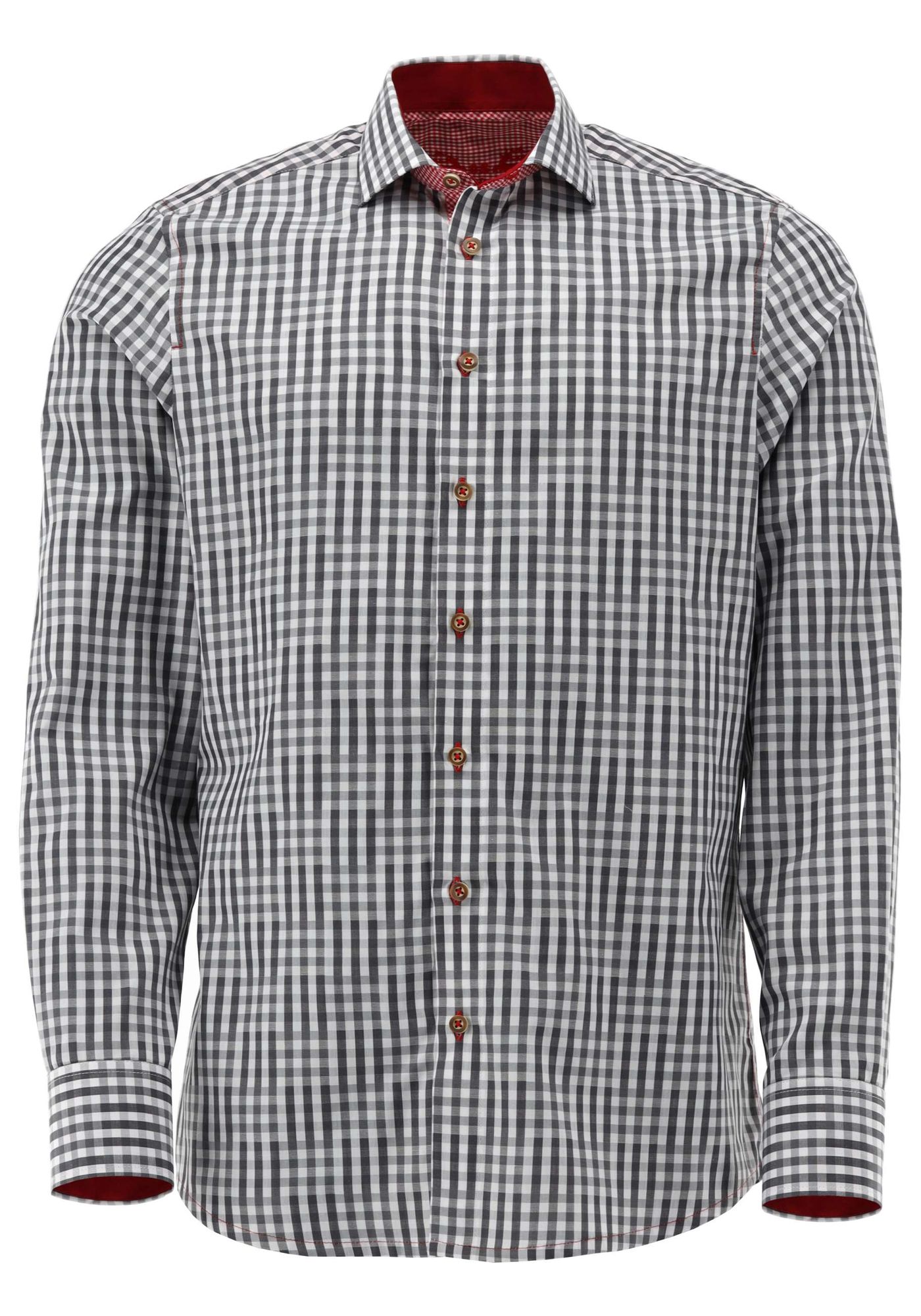OS Trachten Trachtenhemd Slim Fit Zufir