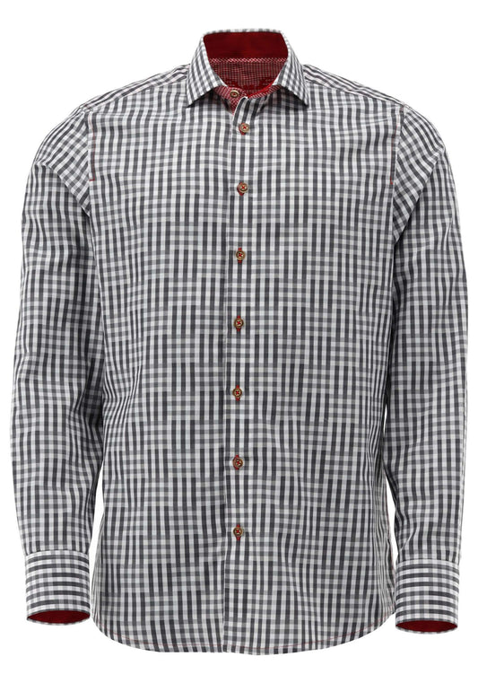 OS Trachten Trachtenhemd Slim Fit Zufir