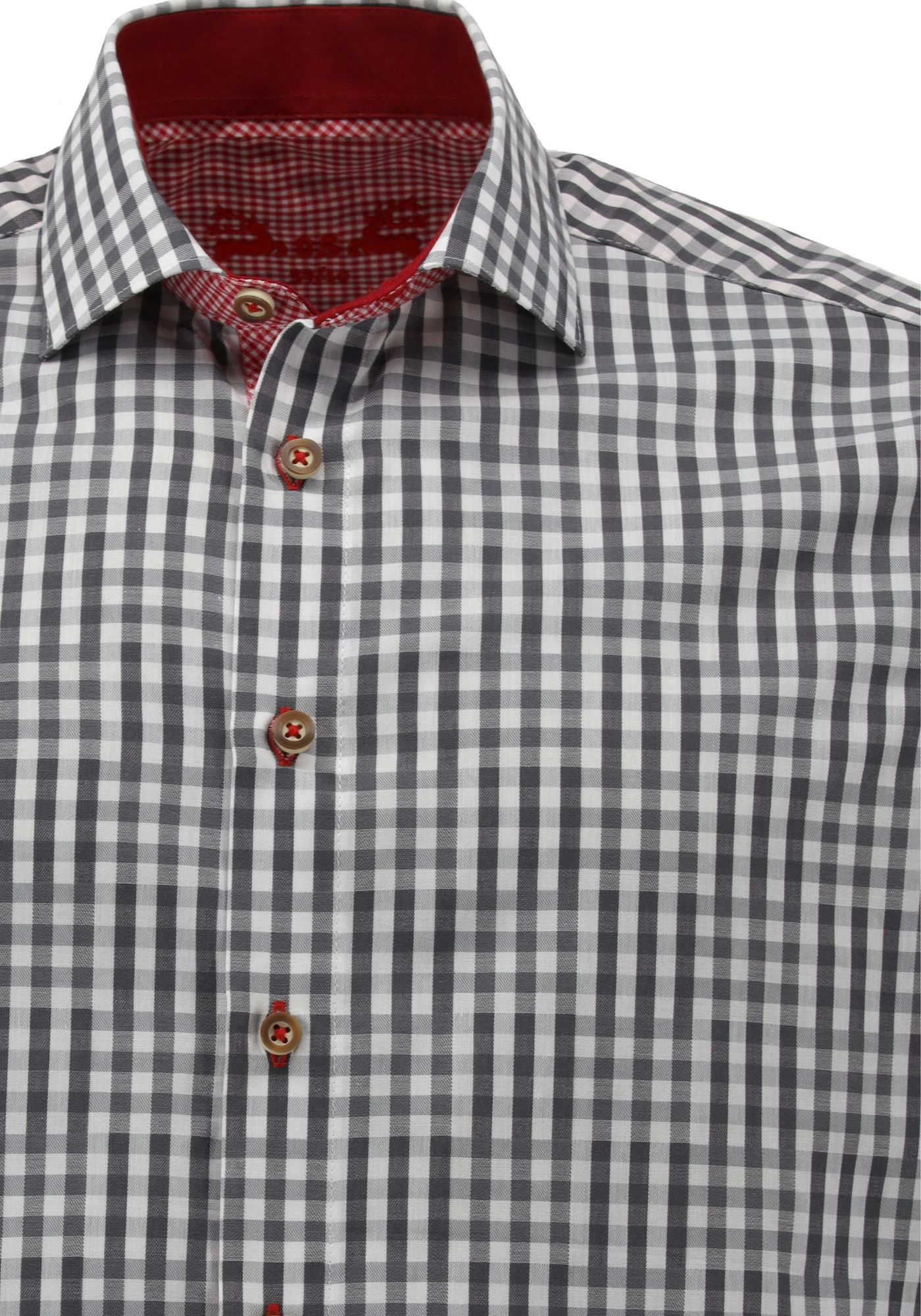 OS Trachten Trachtenhemd Slim Fit Zufir