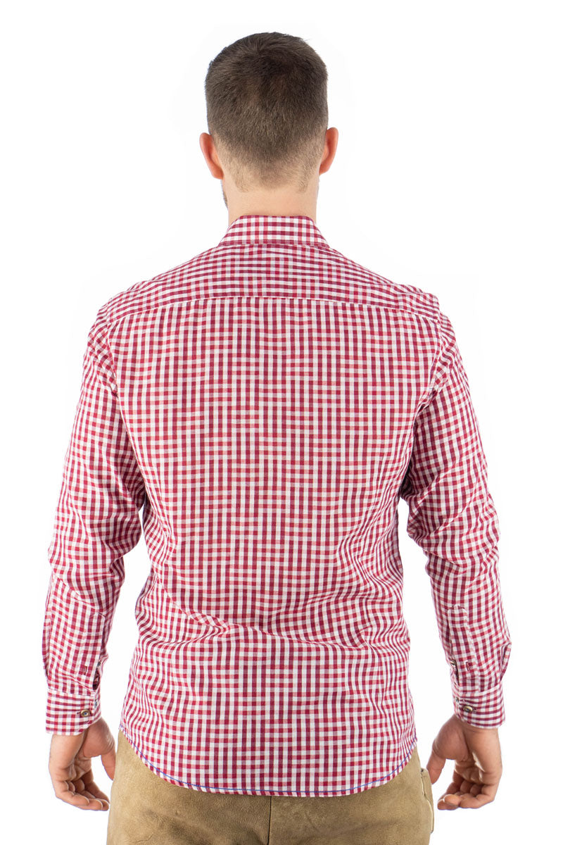 OS Trachten Trachtenhemd Slim Fit Zufir