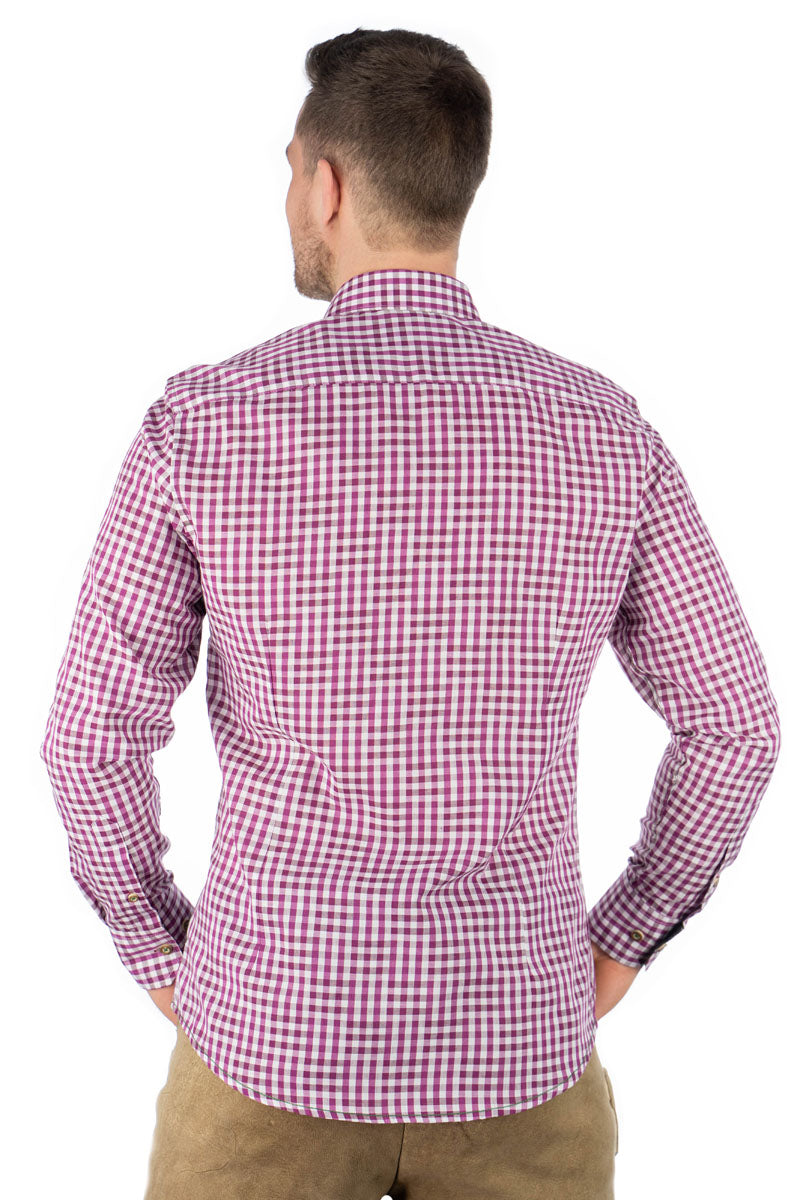 OS Trachten Trachtenhemd Slim Fit Zufir