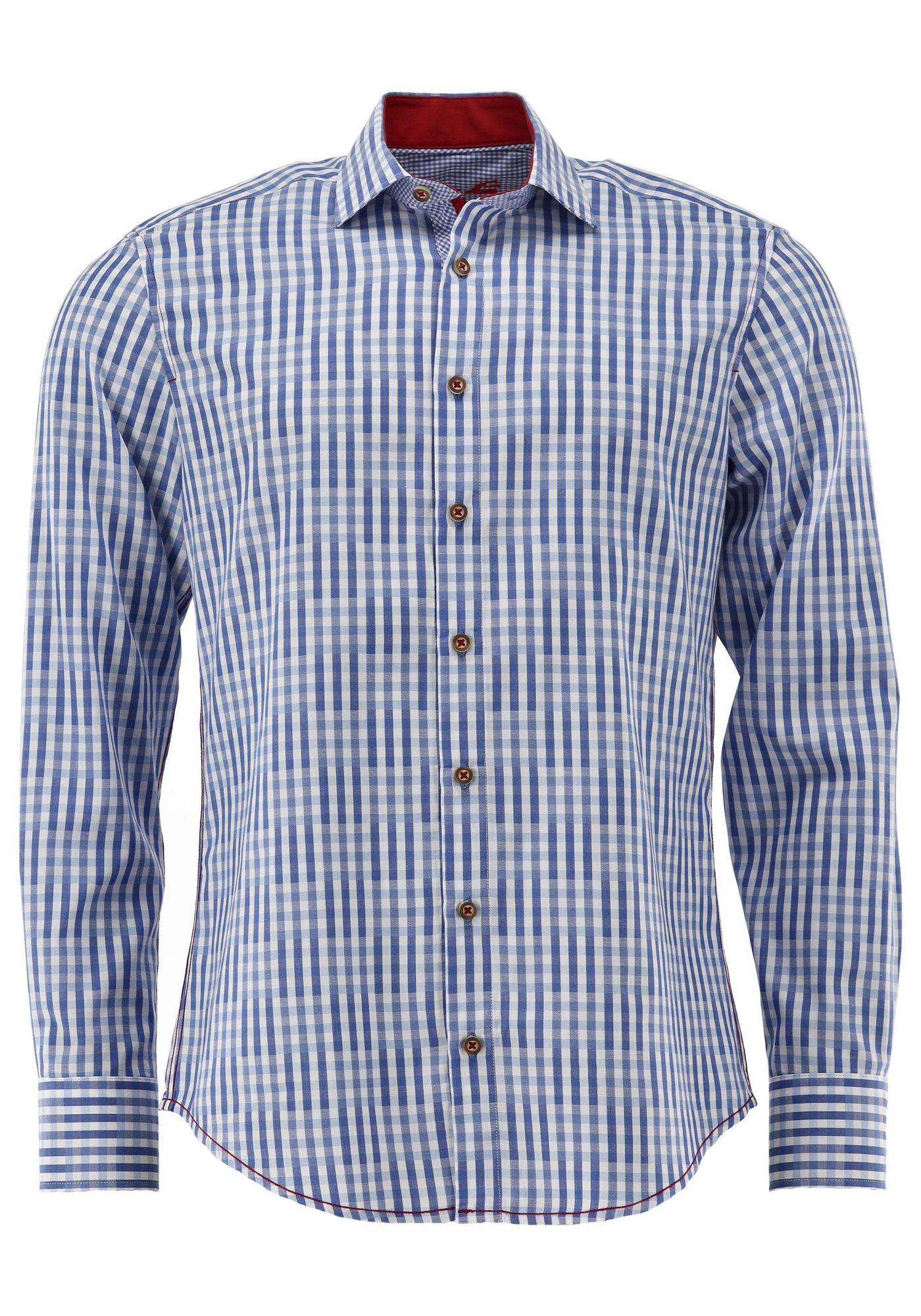 OS Trachten Trachtenhemd Slim Fit Zufir
