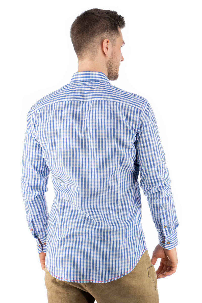 OS Trachten Trachtenhemd Slim Fit Zufir