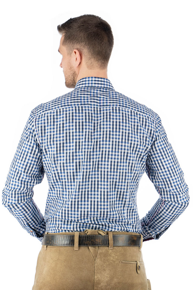 OS Trachten Trachtenhemd Slim Fit Zufir
