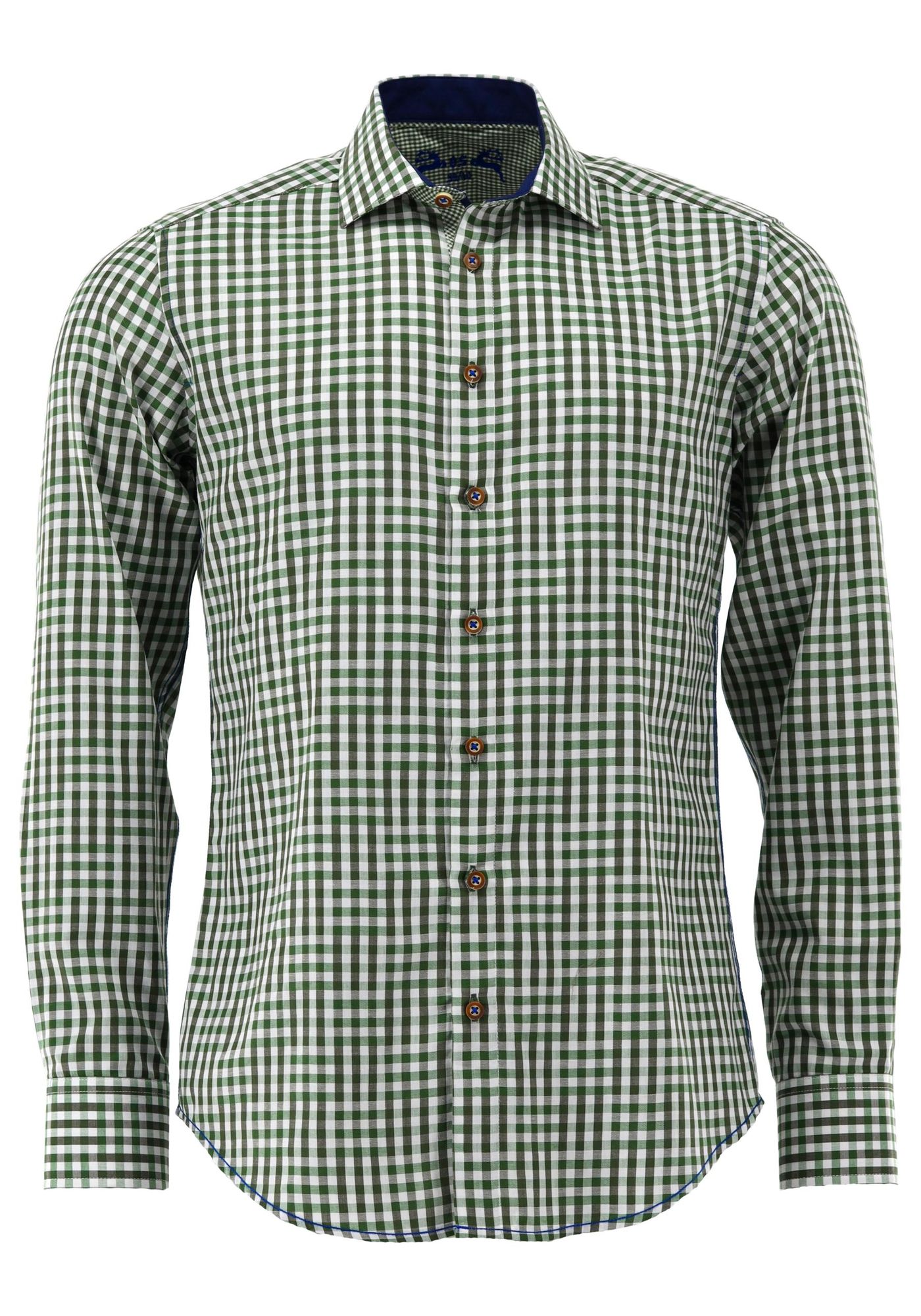 OS Trachten Trachtenhemd Slim Fit Zufir