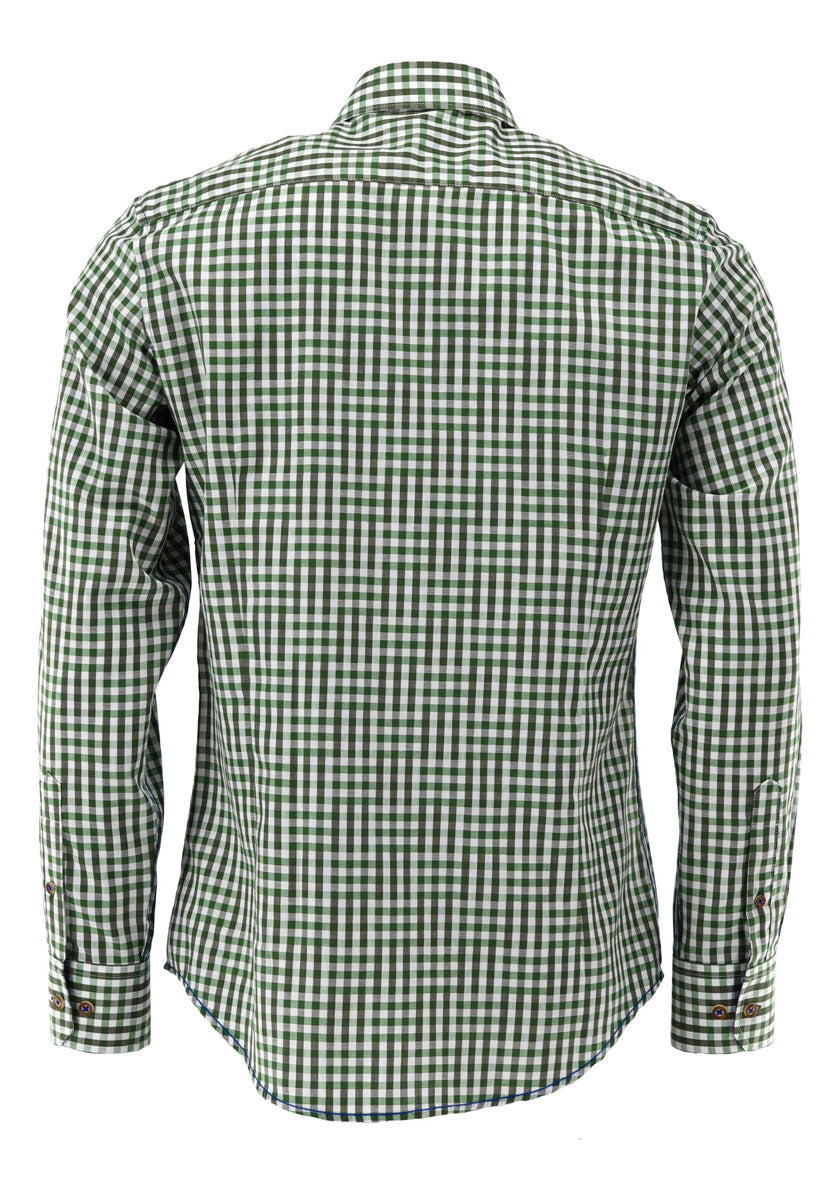 OS Trachten Trachtenhemd Slim Fit Merogu (extra lang)