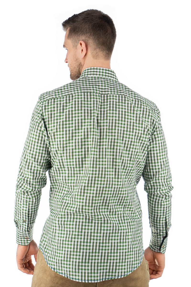 OS Trachten Trachtenhemd Slim Fit Zufir