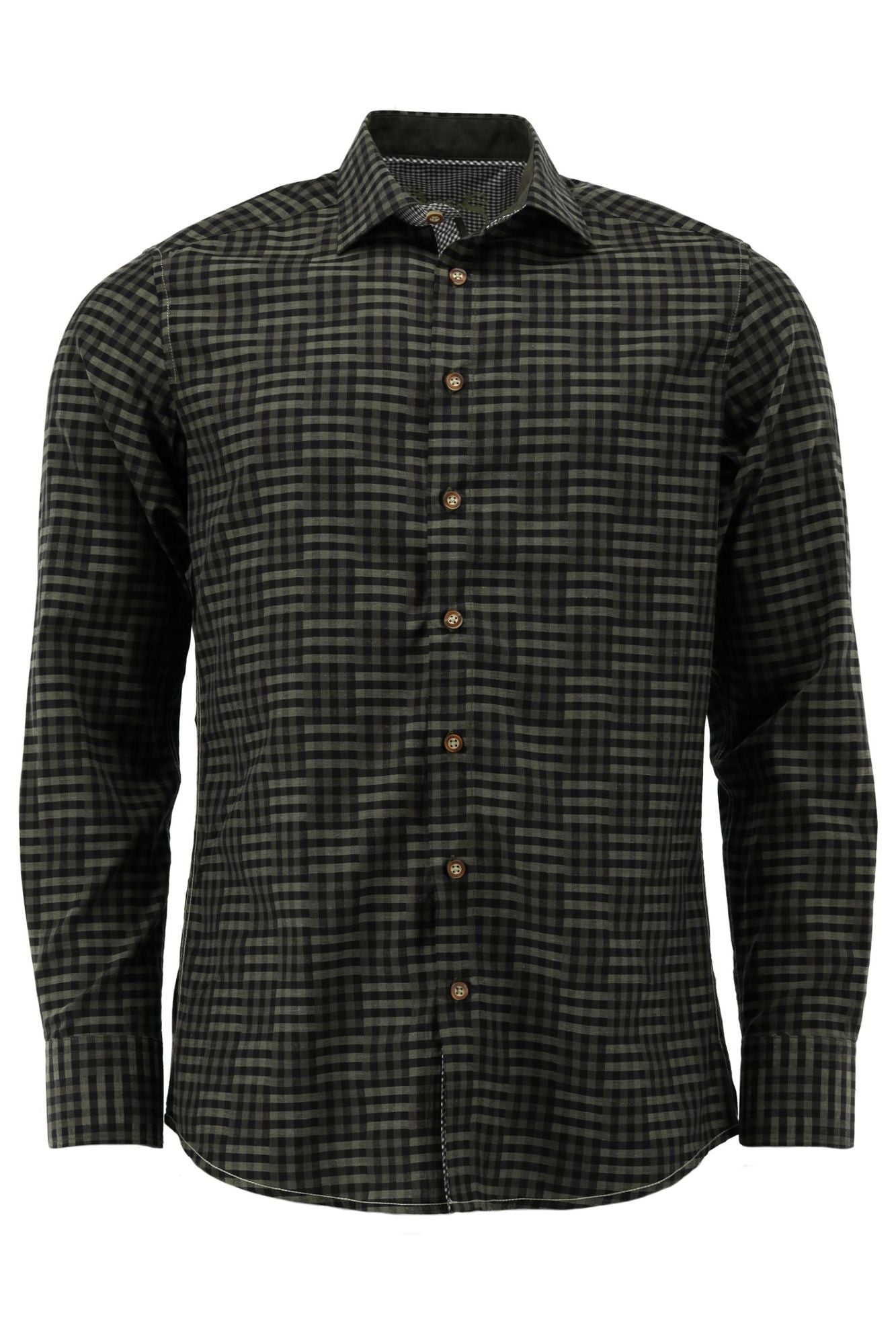 OS Trachten Trachtenhemd Slim Fit Zufir