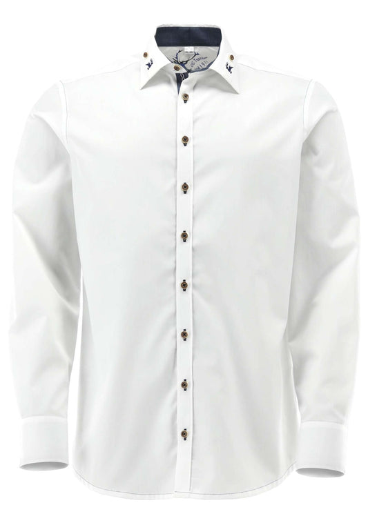 OS Trachten Trachtenhemd Slim Fit Lutoo