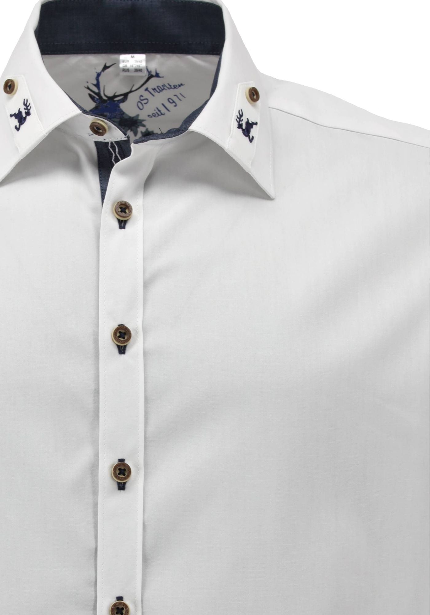 OS Trachten Trachtenhemd Slim Fit Lutoo