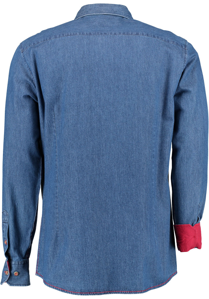OS Trachten Trachtenhemd Slim Fit Ibuku