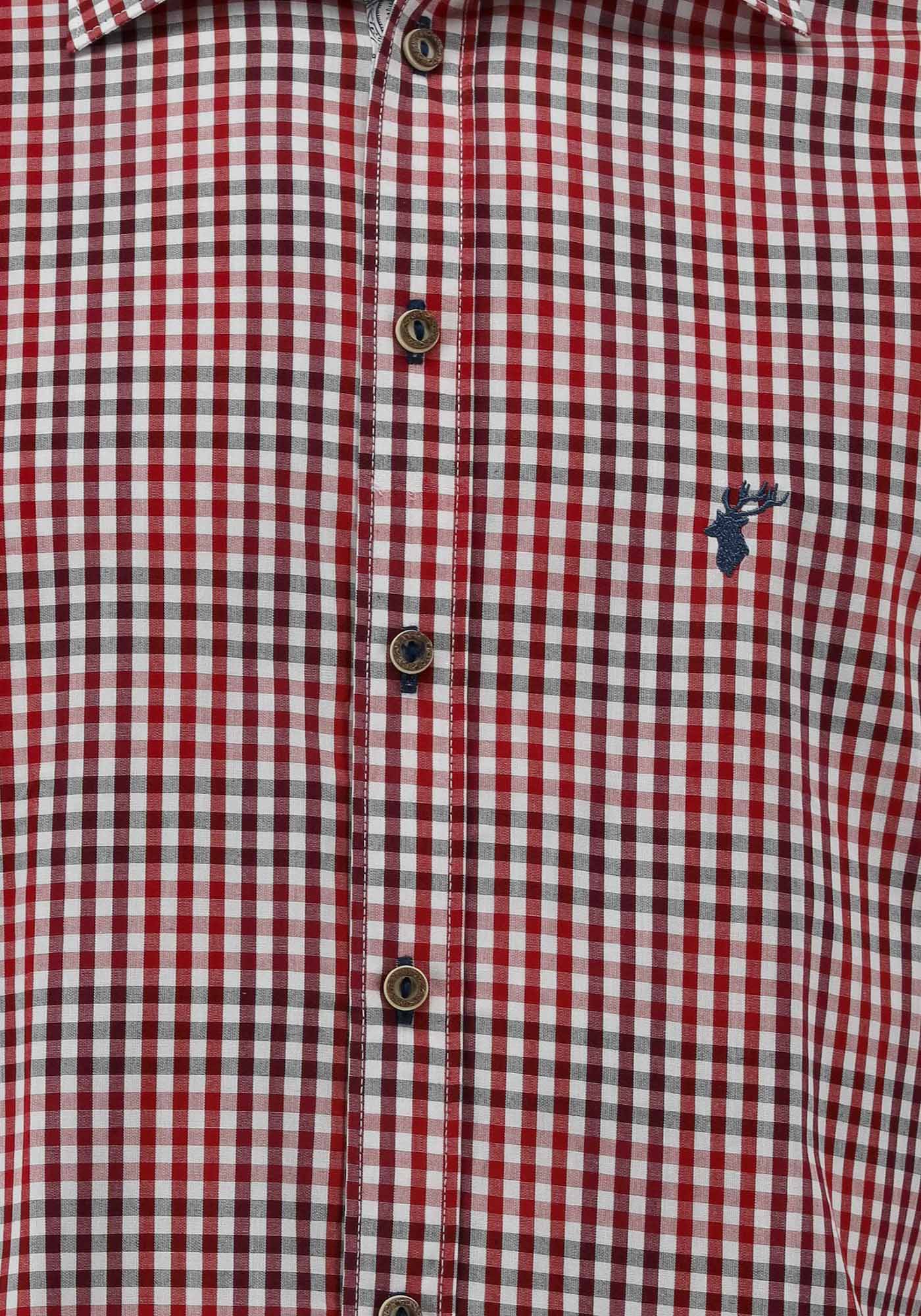 OS Trachten Trachtenhemd Slim Fit Arkaya
