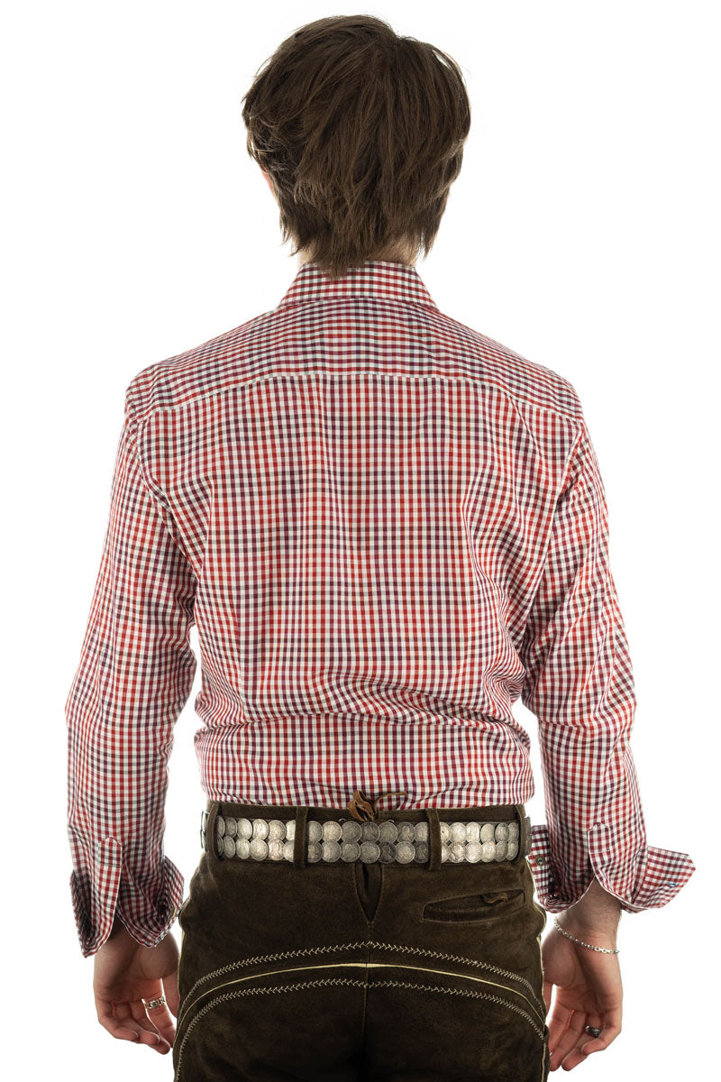 OS Trachten Trachtenhemd Slim Fit Arkaya
