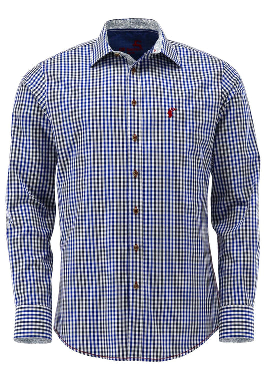 OS Trachten Trachtenhemd Slim Fit Arkaya