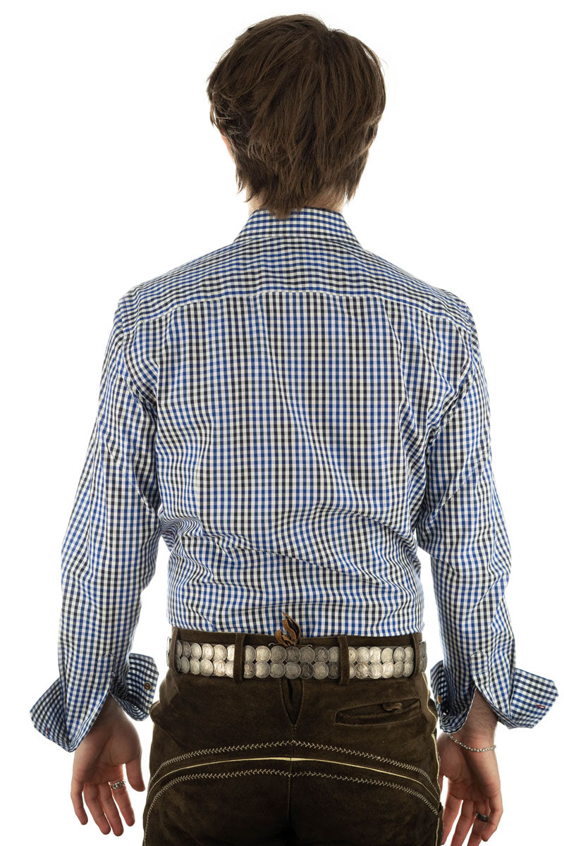 OS Trachten Trachtenhemd Slim Fit Arkaya