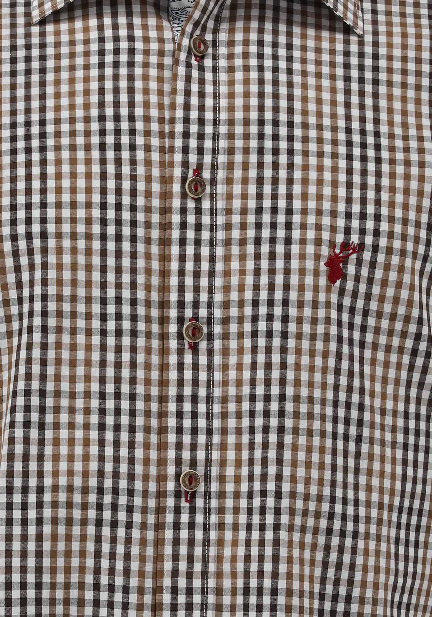 OS Trachten Trachtenhemd Slim Fit Arkaya