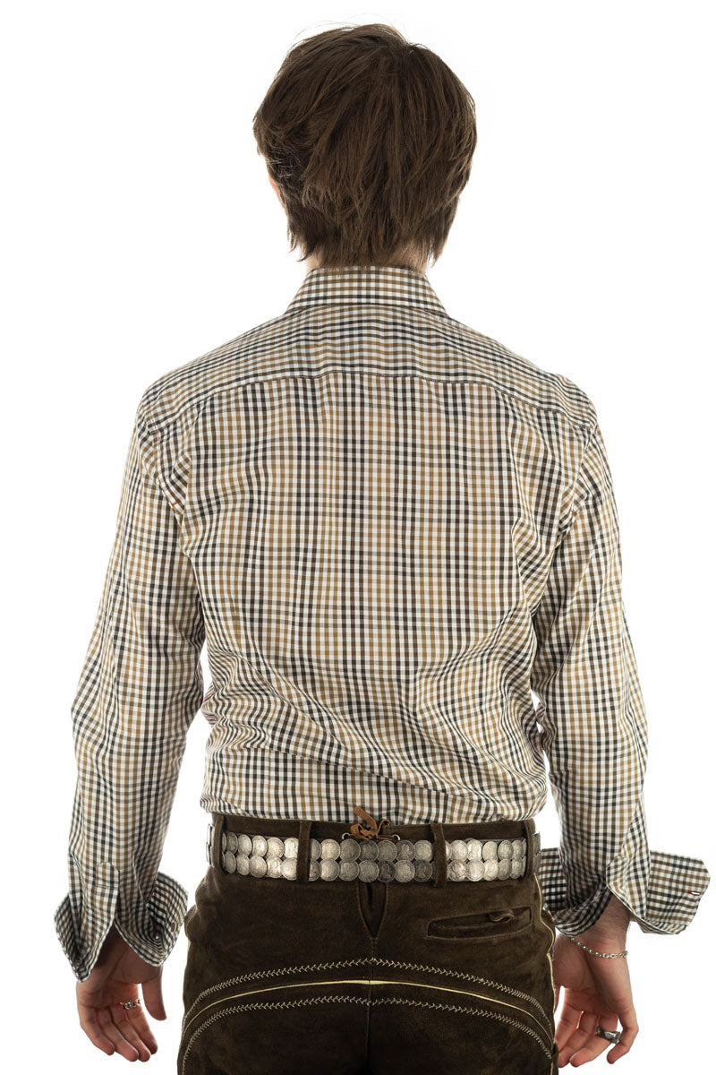OS Trachten Trachtenhemd Slim Fit Arkaya