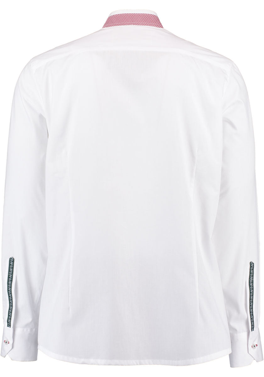 OS Trachten Trachtenhemd Slim Fit Adito