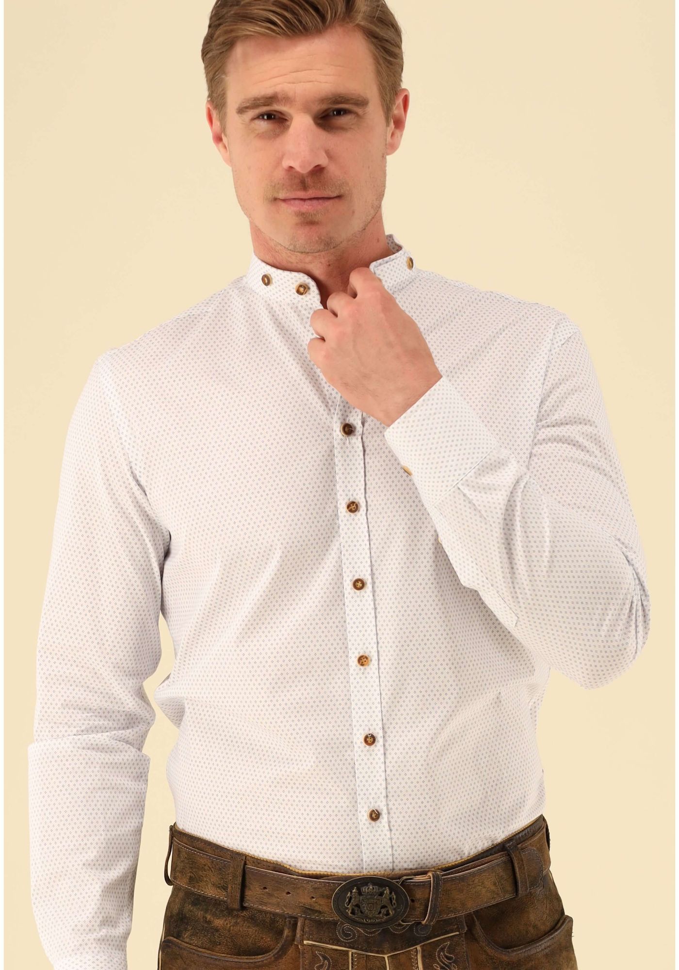 Gipfelstürmer Trachtenhemd Slim Fit Flumo