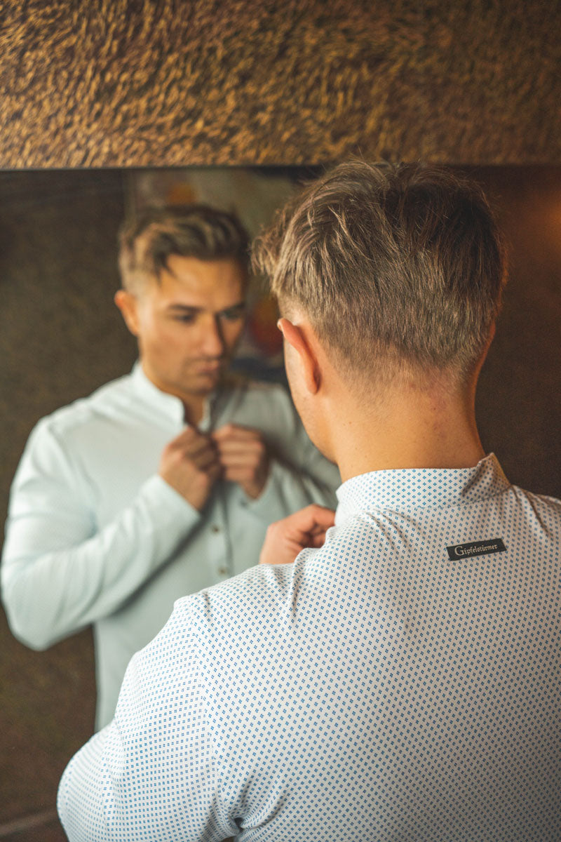 Gipfelstürmer Trachtenhemd Slim Fit Flumo