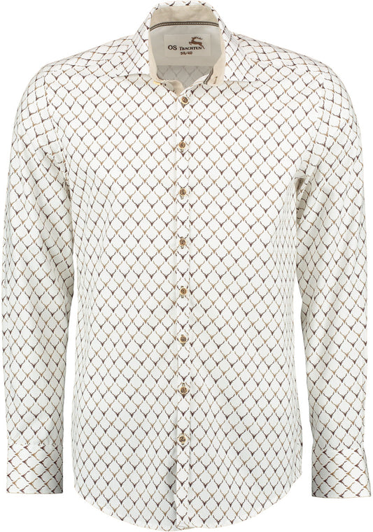 OS Trachten Trachtenhemd Slim Fit Kedase