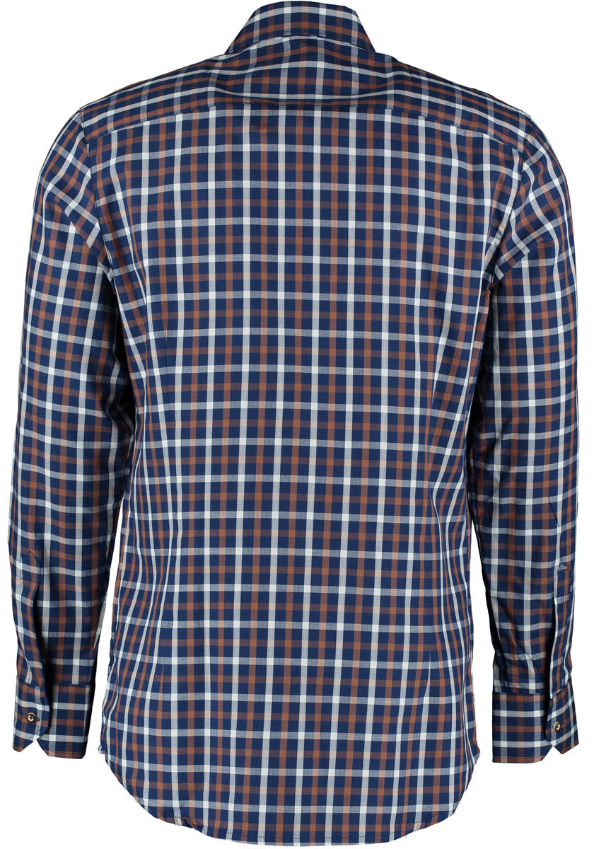 OS Trachten Trachtenhemd Slim Fit Keugys