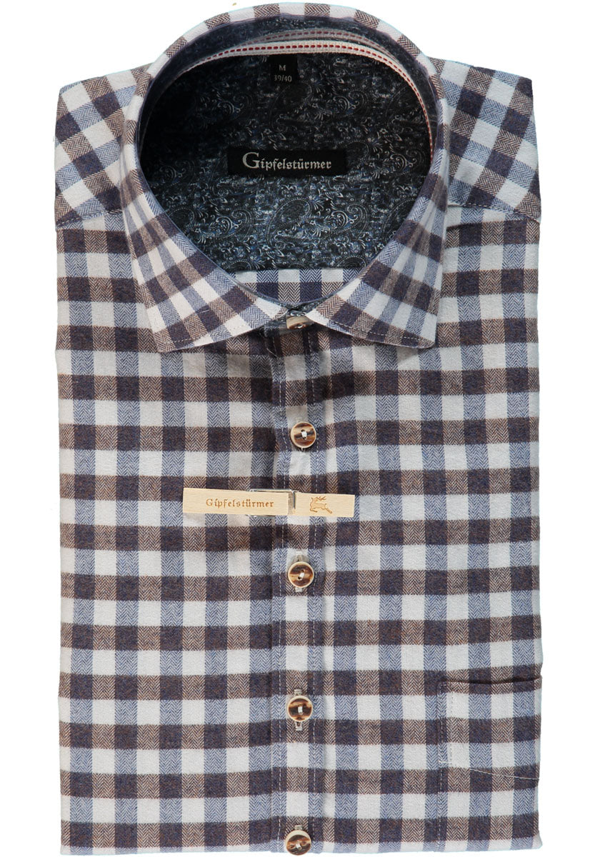 Gipfelstürmer Trachtenhemd Slim Fit Pernavi