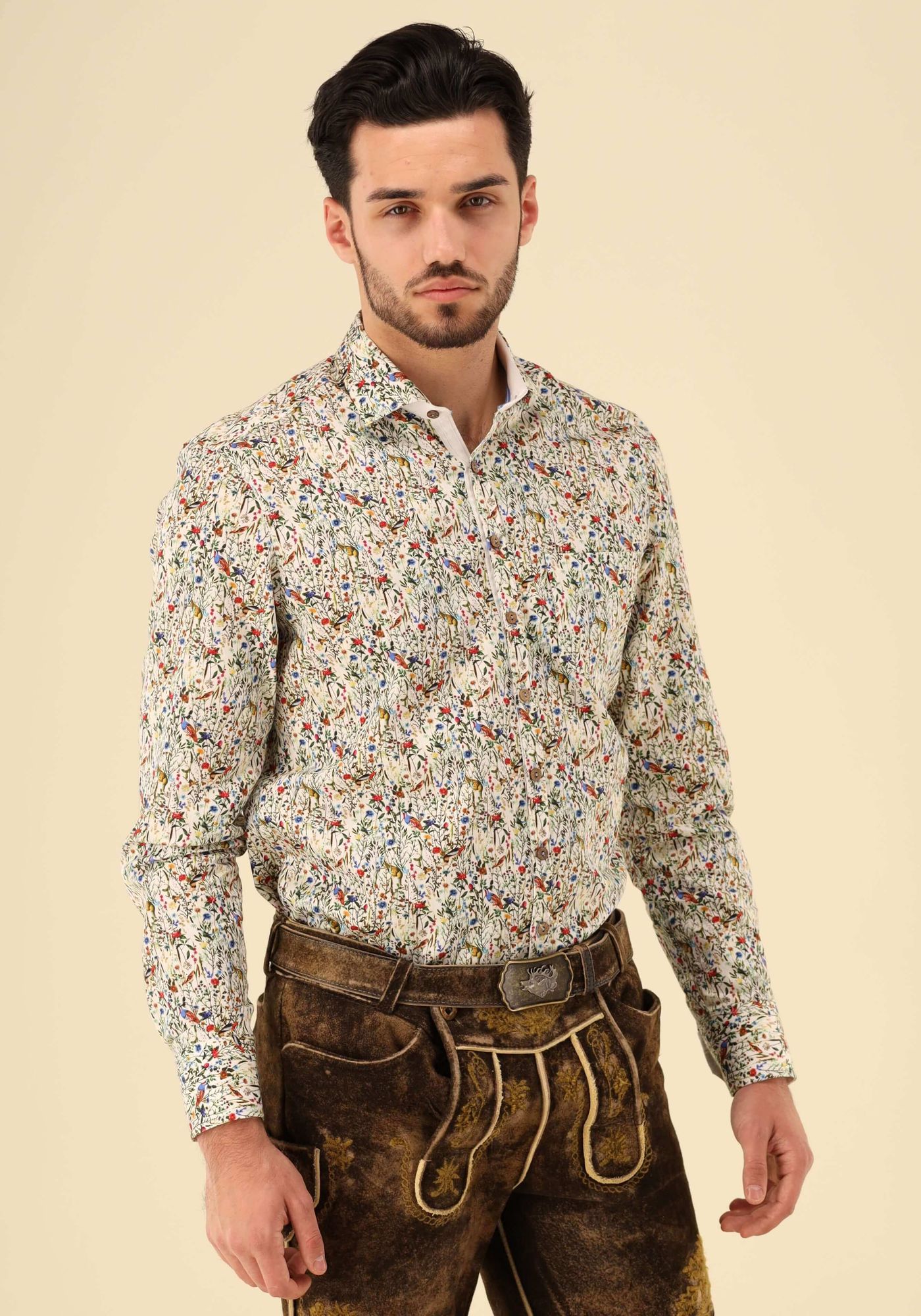 Gipfelstürmer Trachtenhemd Slim Fit Skubi
