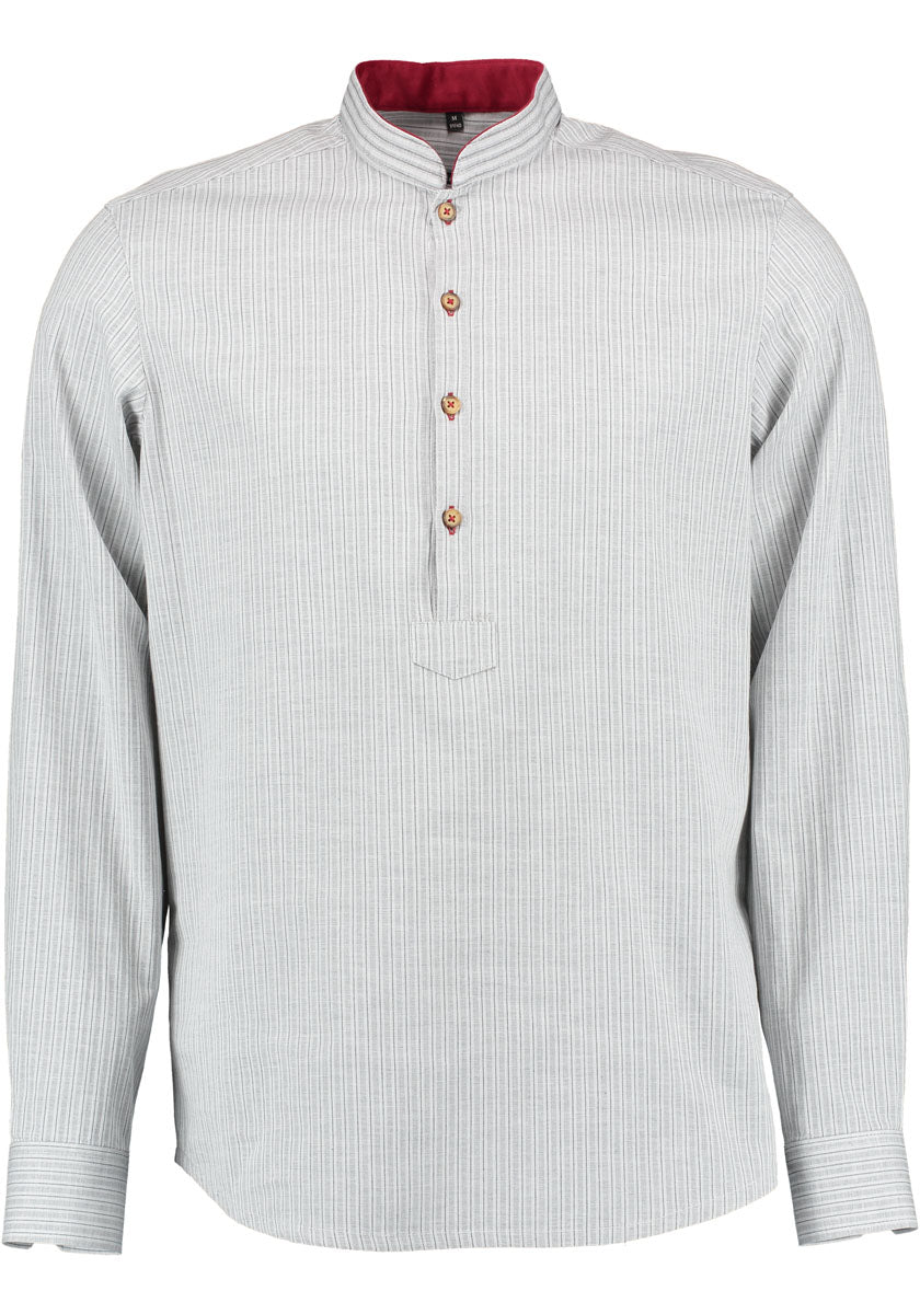 Gipfelstürmer Trachtenhemd Slim Fit, Schlupfform Ilagy