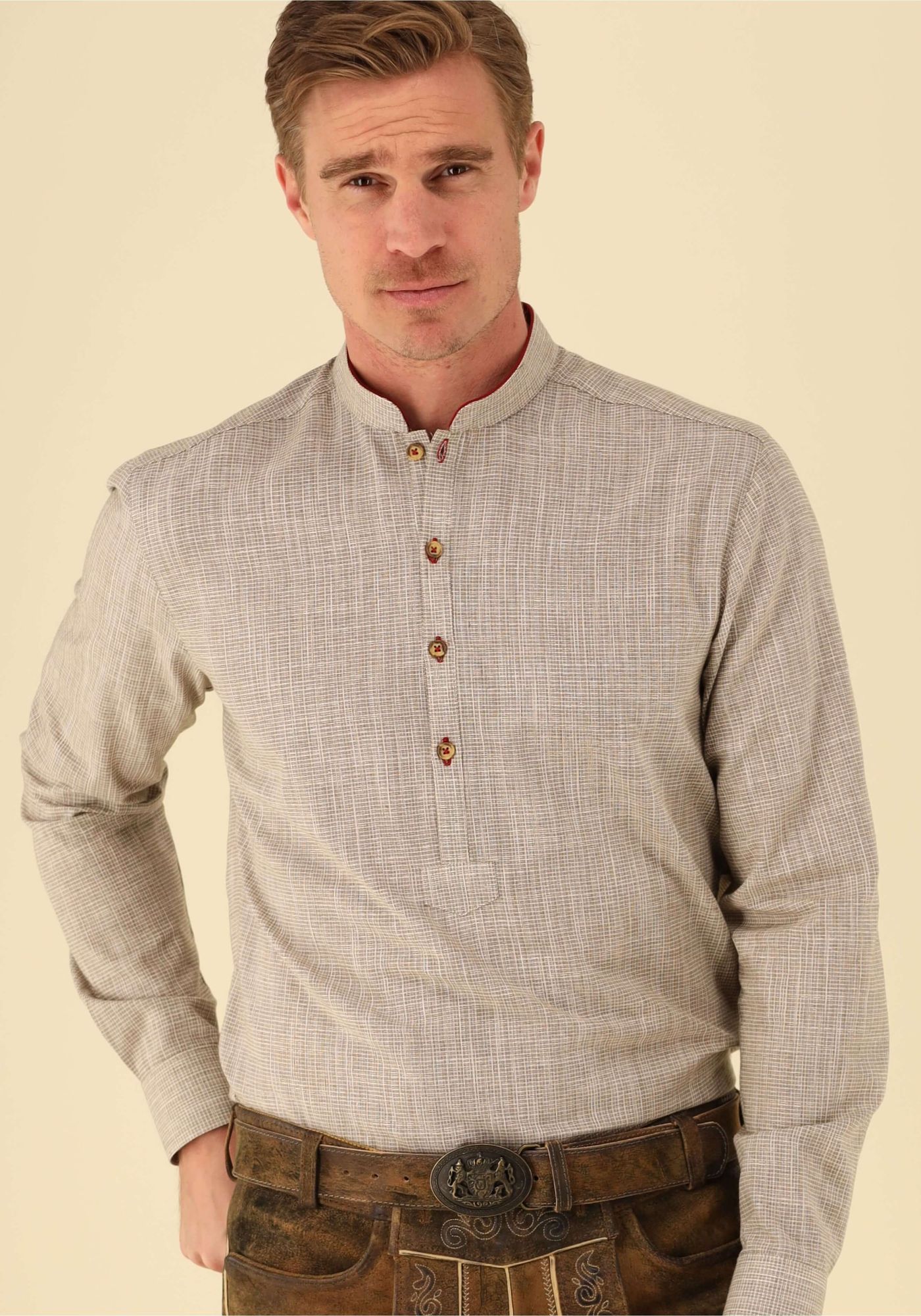 Gipfelstürmer Trachtenhemd Slim Fit Kiwur