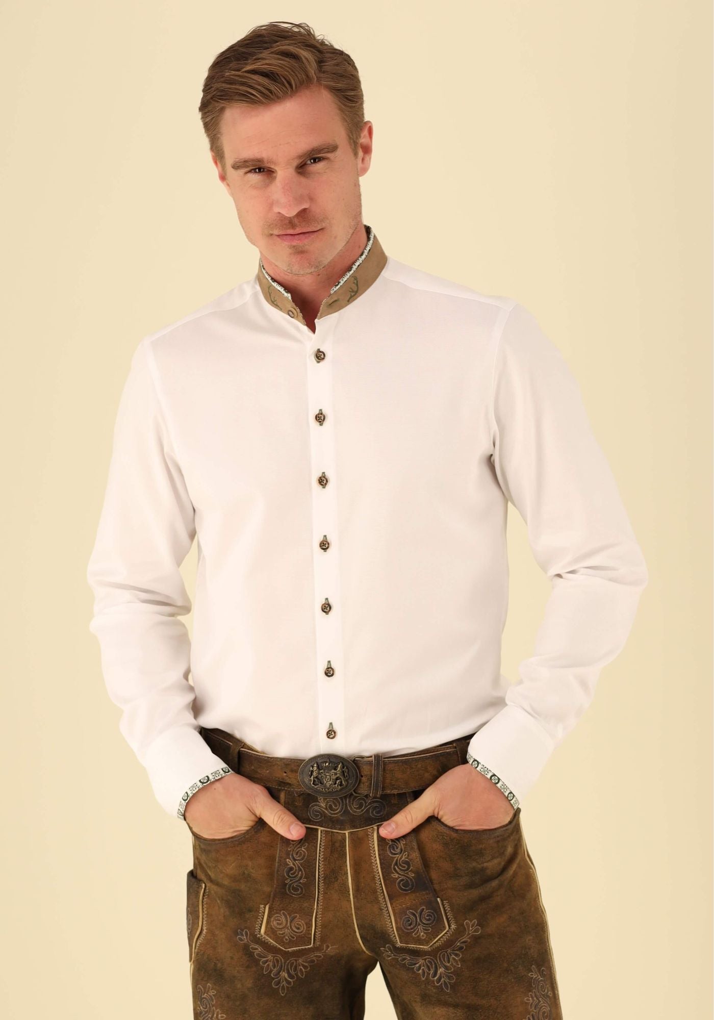 Gipfelstürmer Trachtenhemd Slim Fit Jepyo