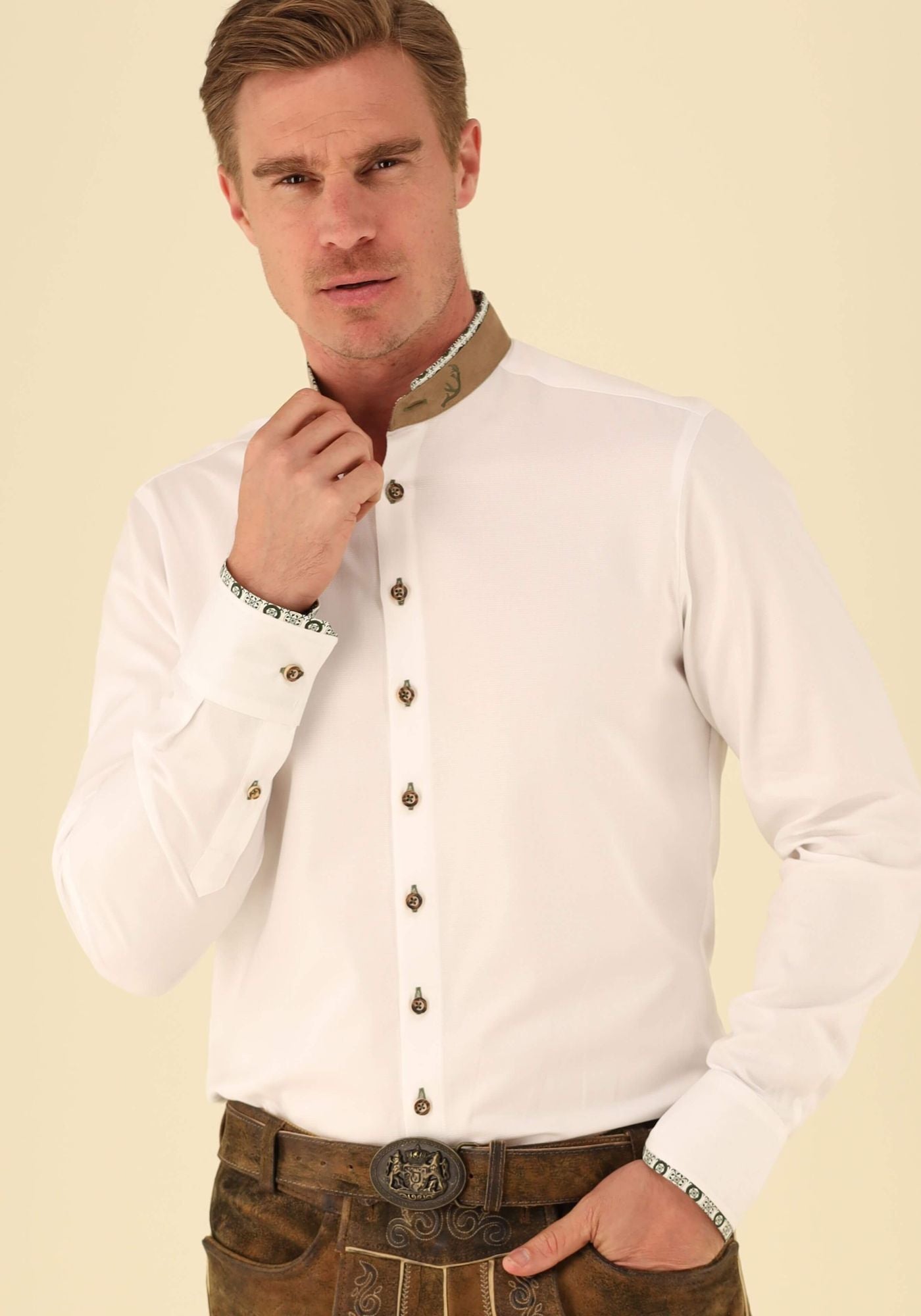 Gipfelstürmer Trachtenhemd Slim Fit Jepyo