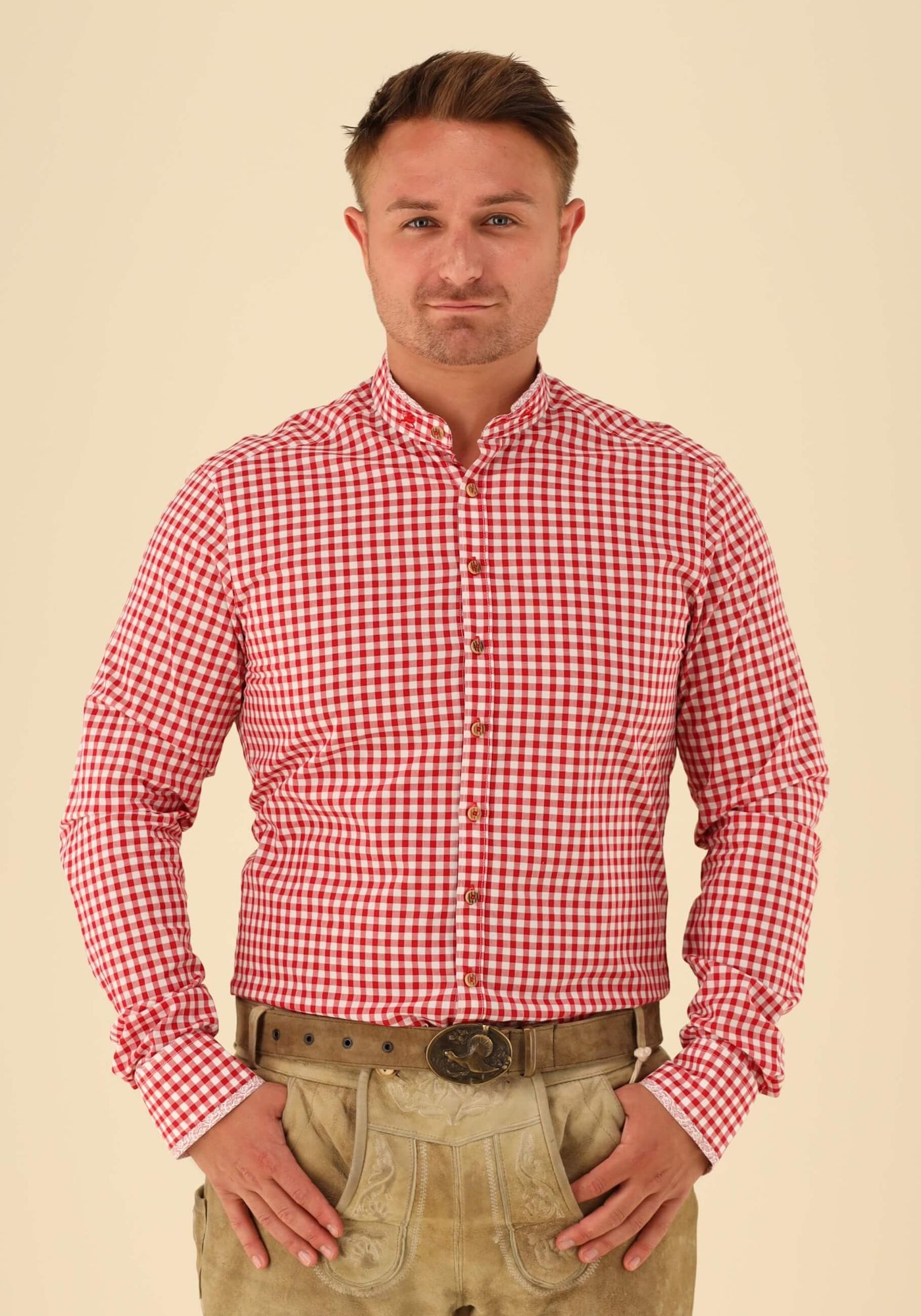 Gipfelstürmer Trachtenhemd Slim Fit  Fideo