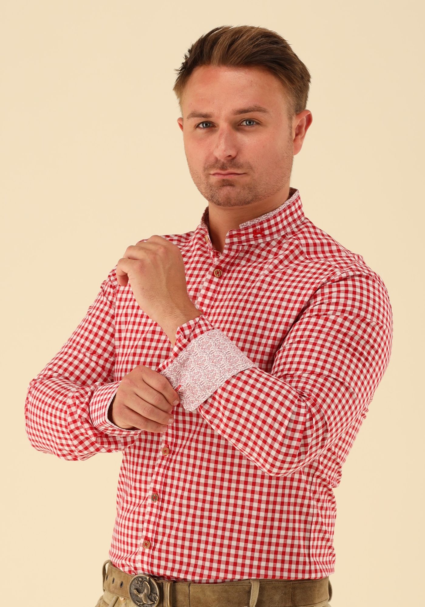 Gipfelstürmer Trachtenhemd Slim Fit  Fideo