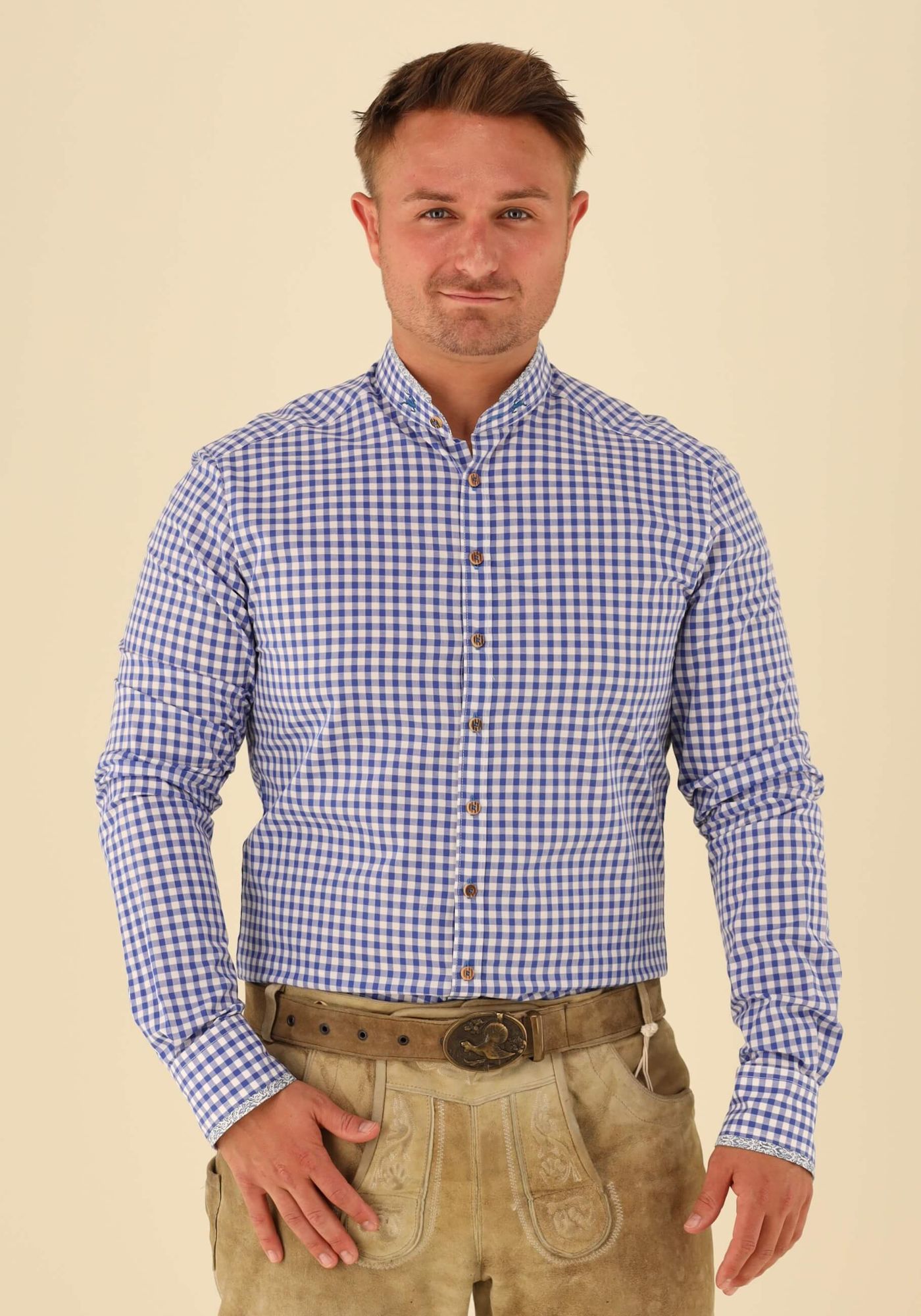 Gipfelstürmer Trachtenhemd Slim Fit  Fideo