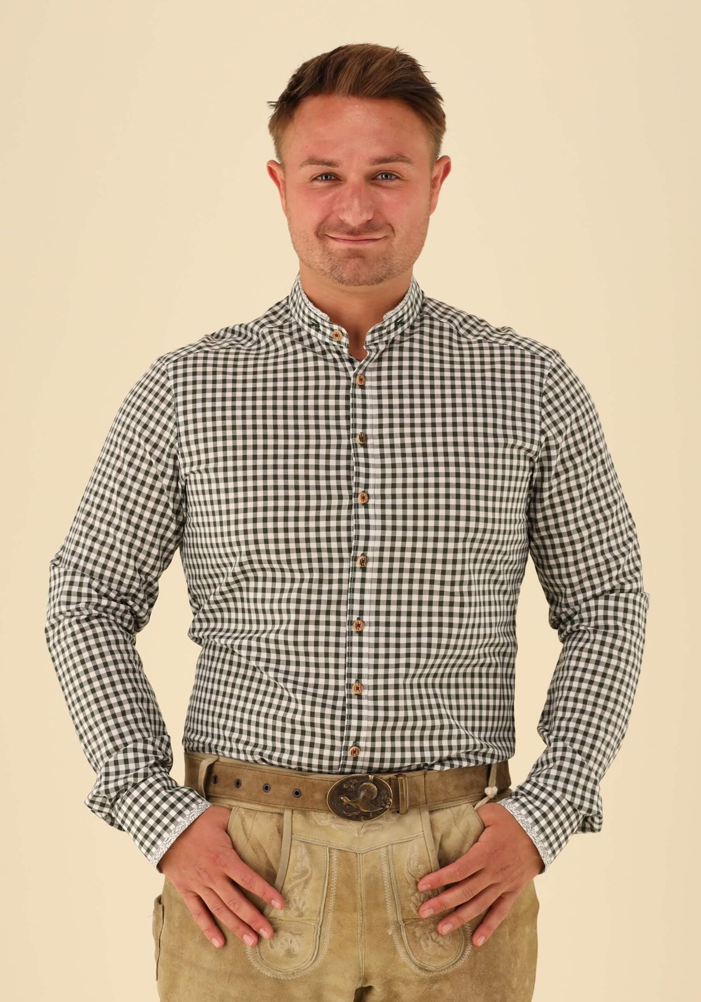 Gipfelstürmer Trachtenhemd Slim Fit  Fideo