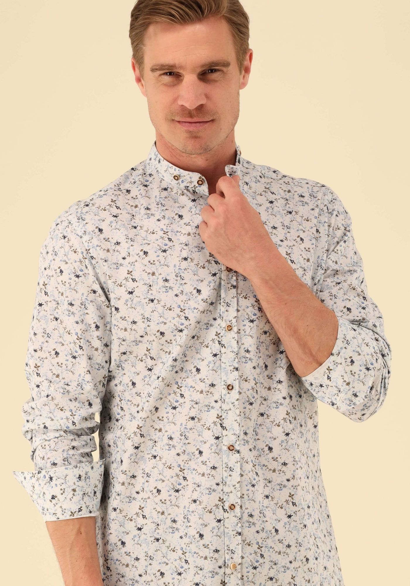 Gipfelstürmer Trachtenhemd Slim Fit Dropin