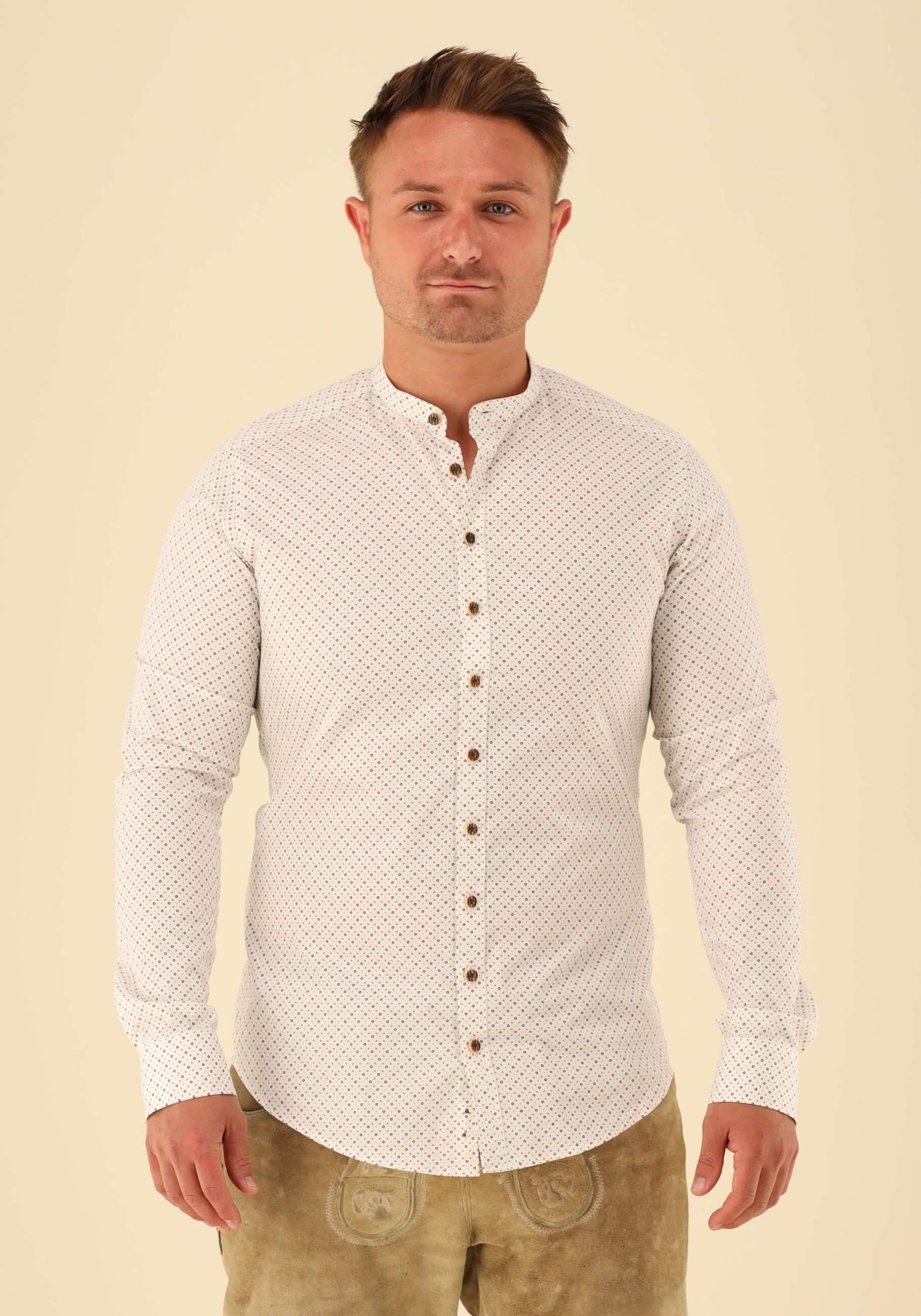 Gipfelstürmer Trachtenhemd Slim Fit Ipaze