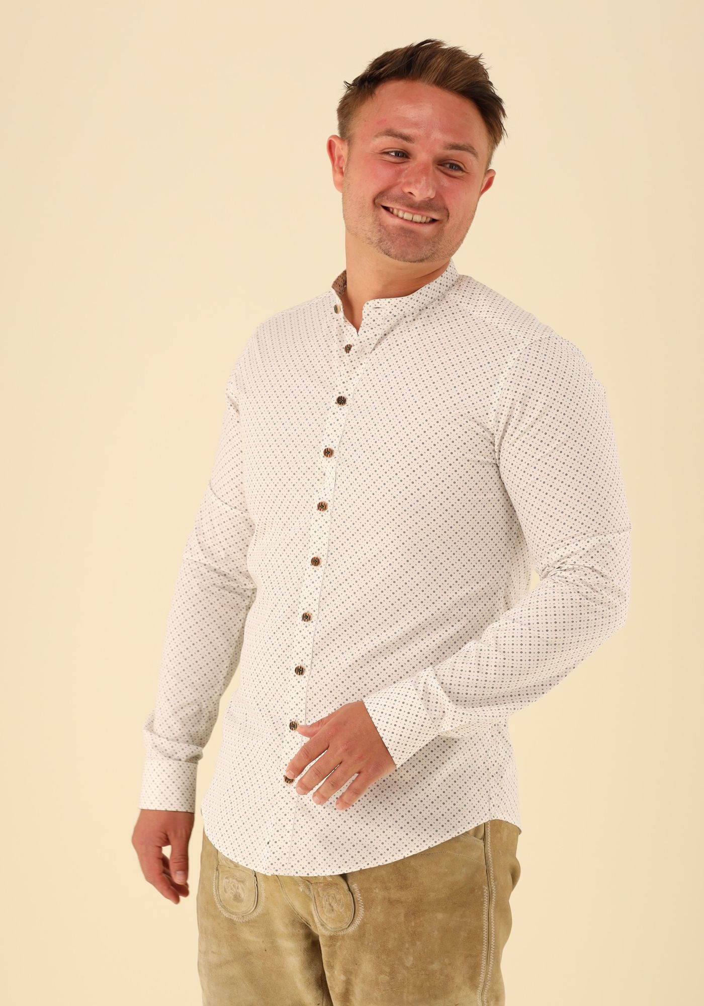 Gipfelstürmer Trachtenhemd Slim Fit Ipaze